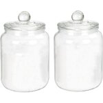 Organisateur de cuisine conteneurs de stockage de linge en verre avec couvercle conteneur de dtergent ...