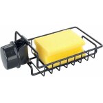 Organisateur d�vier noir porte - �ponge pour robinet espace de rangement pour liquide vaisselle et �ponge ...