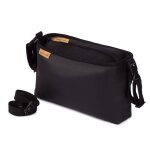Organisateur de landau sac  langer pour poussette cuir noir