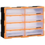 Organisateur multi tiroirs avec 8 grands tiroirs 52x16x37 cm