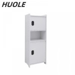 Organisateur de salle de bain armoire de salle de bain  deux portes et un compartiment 24 * 20 * 72cm. ...