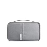 Organiseur portefeuille de voyage - haute qualit - couleur gris - taille s