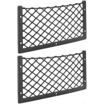 Organiseur de siege - poche de rangement lot de 2 filets de rangement pour voiture - haute lasticit ...
