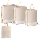 Organiseur de valise 4 / 6 pices ensemble de rangement de voyage avec compression (4 pices) tanche ...