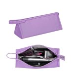 Organiseur de voyage pour sche - cheveux et fer  friser - double compartiment grande ouverture violet ...