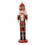 Ornements casse - noisette en bois 38 cm pour la décoration de noël cadeau de fête pour enfants. Ornements casse - noisette en bois 38 cm pour la décoration de noël cadeau de fête pour enfants.