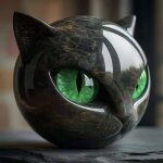 Ornements de chat noir communs sculptures de tête de chat noir ornements de statues de chat mignons en ... Ornements de chat noir communs sculptures de tête de chat noir ornements de statues de chat mignons en ...