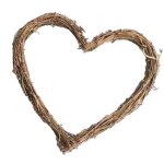 Osier couronne en forme de coeur grapevine couronne pour rustique de soire de mariage suspendu fournitures ...