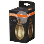 Osram ampoule led oval dition 1906 claire filament or 45w=40 e27 - blanc chaud