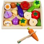 Ototon fruits et lgumes jouets bois legumes  dcouper aliments jouet jeux dimitation cuisine en bois ...