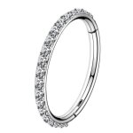 Oufer 18g piercing helix hoop piercing orielle cartilage articulés en acier inoxydable 316l ligne cz ... Oufer 18g piercing helix hoop piercing orielle cartilage articulés en acier inoxydable 316l ligne cz ...