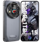 Oukitel wp200 pro smartphone - 72go + 1to 6. 7fhd + 108mp + 32mp android 15 dual sim 5g / nfc avec �couteurs ...