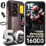 Smartphone robuste 5g oukitel wp300 36 + 512go 6. 8 16000mah telephone portable incassable 108mp modulaire ...