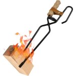 Outdoor pince � chemin�e camp pinces � bois chauffage robustes longues 40. 5cm pour feux camp et chemin�es ...