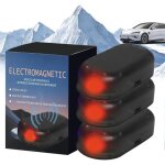 Outil de dneigement automobile hivernal - dispositif lectromagntique antigel solaire 3 pcs - abs rsistant ...
