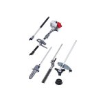 Outils de jardin multifonction thermique 4 en 1 taille haie + �lagueuse + d�broussailleuse (lame et bobine) ...