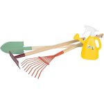 Outils de jardinage - small foot company - tiny garden - set complet - 2 en 1 - pour enfants 3 - 10 ans ...