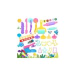 Outils de pte  modeler - non spcifi - kit de 22 pices - couleurs vives - scuris pour enfants - ...