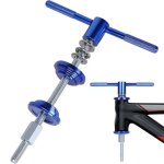 Outil de p�dalier outil de presse pour v�lo assemblage / r�paration de jeu de direction outil dajustement ...