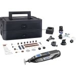 Outil rotatif multifonction dremel - sans fil 8240 - 5 / 65 - 65 accessoires + 5 adaptations - f0138240jp ...
