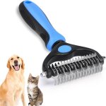 Outil de toilettage pour animaux de compagnie - rteau  sous - poil  2 cts pour chiens et chats - ...