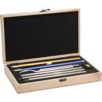 Outils de tournage ensemble doutils de tour � bois � pointes en carbure avec fraises en carbure