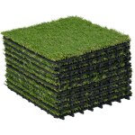 Gazon synthétique - outsunny - 30x30x3. 5cm - plastique - vert Gazon synthétique - outsunny - 30x30x3. 5cm - plastique - vert