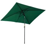 Outsunny - parasol - aluminium - 295x195x253cm - vert