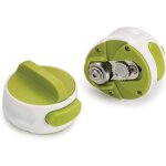 Ouvre - bo�te manuel compact - dok - bouchon automatique - blanc / vert - poign�e facile � tourner - ...