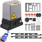 Ouvre - porte coulissant - vevor - 1800 kg - moteur de portail �lectrique - - pour all�e roulante kit ...