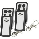 Ouvre - porte de garage - compatible avec la plupart des moteurs avidsen - lot de 2 - gris