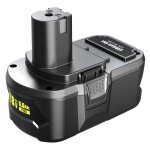 P108 18v 6. 0ah lithium - lon batterie remplacement pour ryobi - 1pcs