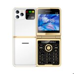 P20 2g r�seau flip phone 24 pouces 4 carte sim fm bluetooth lampe de poche num�rotation abr�g�e t�l�phone ...