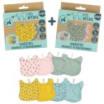 Pack de 2 lots de 4 lingettes chat - feel natural baby
