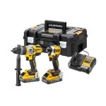 Pack 2 outils brushless dewalt dck2052h2t - qw xr 18v - perceuse percussion dcd999 + visseuse � chocs ...