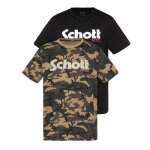 Pack 2 tee - shirt schott petit logo