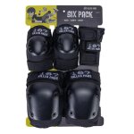 Packs 3 protections - 187 killer pads - six pack set - noir - genoux coudes et prot�ge - poignets - protection ...