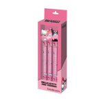 Pack de 3 stylos gel effa�able - hello kitty mix - rose - taille unique