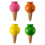Pack de 4 pointes auto - arrosantes en terre cuite pieux darrosage des plantes pieux dautoarrosage d�coratifs ...