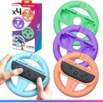 Pack de 4 volants de course - oniverse - nintendo switch 2 - ergonomiques - multicolores - compatibles ...
