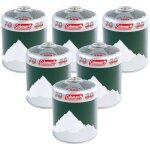 Pack 6 cartouches gaz coleman c500 440 g (butane / propane 70 / 30) � valve ? s�curit� fonctionne jusqu� ...