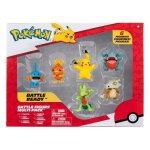 Pack 6 figurine battle - pokmon - jazwares - arcko poussifeu gobou griknot pikachu osselait