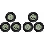 Pack de 6 hygromtres numriques lcd - moniteur dhumidit et temprature pour serres bbs et salles ...