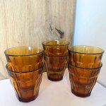 Pack de 6 verres - jaune