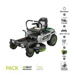 Pack 72ah tondeuse autoport�e zturn zt4201e 6 batteries 12ah chargeur mural inclus