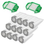 Pack accessoires - phonillico - vorwerk kobold vk7 - 10 sacs + 2 filtres moteur - compatible aspirateur ...