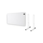 Pack adax radiateur �lectrique blanc - 2000 w - 1394x370x90mm - neo basic np20 kdt - pieds pour radiateur ...
