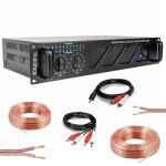 Pack ampli sono ibiza sound 2 x 600w amp800mkii - câble hp haut parleur 3m - câble rca / rca - câble ... Pack ampli sono ibiza sound 2 x 600w amp800mkii - câble hp haut parleur 3m - câble rca / rca - câble ...