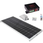 Pack antarion panneau solaire monocristallin 190w + r�gulateur mppt 20a + kit de pose camping - car
