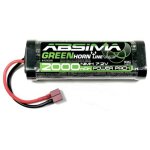 Pack de batterie nimh - absima - greenhorn - 72 v - 2000 mah - softcase (fiche t m�le)